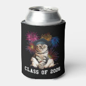 猫好きな2026年卒業生 缶クーラー (缶正面)