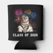猫好きな2026年卒業生 缶クーラー (裏面)