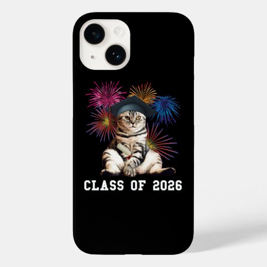 猫好きな2026年卒業生 Case-Mate iPhoneケース (裏面)