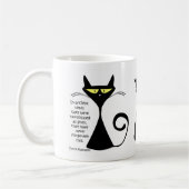 猫好きにはおかしいプレゼント コーヒーマグカップ (左)