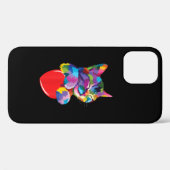 猫好きにはかわいい猫のギフトカラフルアート子猫 Case-Mate iPhoneケース (裏面 (横))