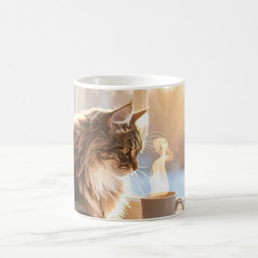 猫好きのためのあったかコーヒー猫マグカップ コーヒーマグカップ (中央)