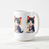 猫好きのためのかわいい猫のマグカップ コーヒーマグカップ (正面右)