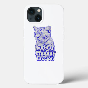 猫好きのためのイケてない猫の面白いミーム iPhone 13ケース