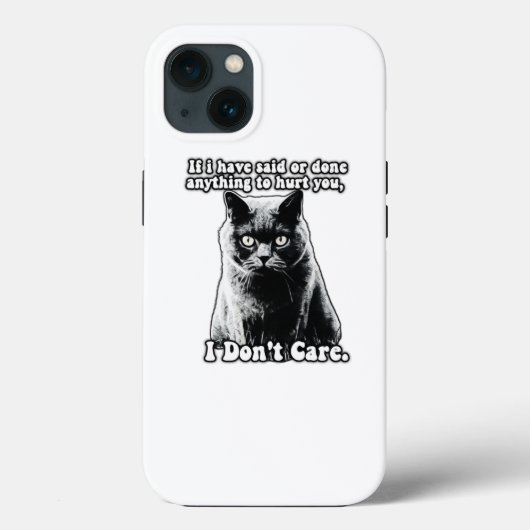 猫好きのためのイケてない猫の面白いミーム Case-Mate iPhoneケース (裏面)