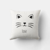 猫好きのためのオーダーメイドギフト - 衣類名 クッション (裏面)