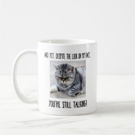 猫好きのためのカスタムギフト、面白い猫のマグカップ コーヒーマグカップ