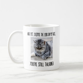 猫好きのためのカスタムギフト、面白い猫のマグカップ コーヒーマグカップ