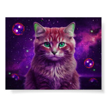 猫好きのためのカラフルな猫の壁掛けアート