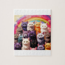 猫好きのためのキュートな猫パズル ジグソーパズル