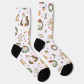 猫好きのためのクリスマスギフトソックス ソックス (右)