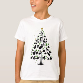 猫好きのためのクリスマスツリー2 Tシャツ