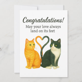 猫好きのためのグリーティングカード: 結婚式、記念日、お祝いに シーズンカード