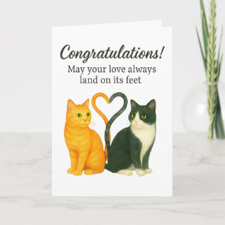 猫好きのためのグリーティングカード: 結婚式、記念日、お祝いに シーズンカード