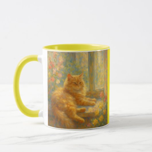 猫好きのためのコーヒーマグ マグカップ (左)