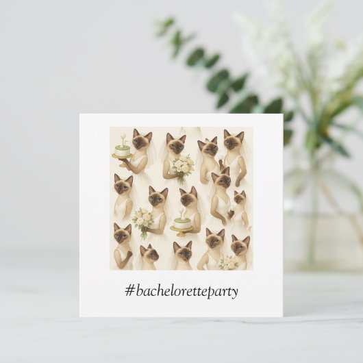 猫好きのためのゴルフ・バチェロレッテパーティー セーブザデート (スタンド正面)