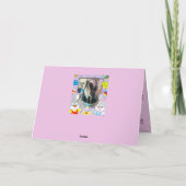 猫好きのためのハッピーイースター シーズンカード (裏面)