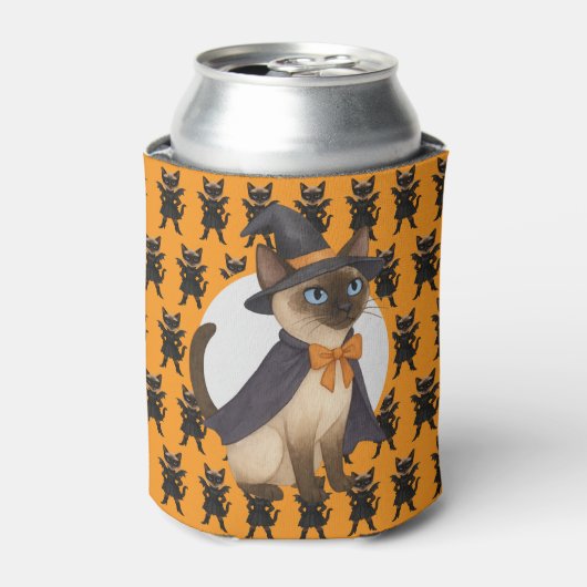 猫好きのためのハロウィン 缶クーラー (缶正面)