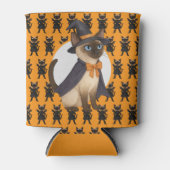 猫好きのためのハロウィン 缶クーラー (正面)