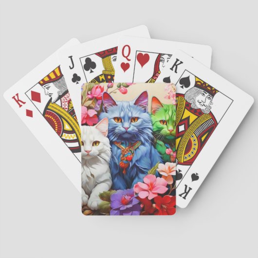 猫好きのためのポーカートランプ トランプ (裏面)