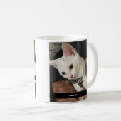 猫好きのためのマグカップ、猫が好きで人間が嫌いな人のための猫マグ コーヒーマグカップ (正面右)
