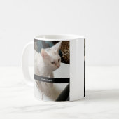 猫好きのためのマグカップ、猫が好きで人間が嫌いな人のための猫マグ コーヒーマグカップ (正面左)