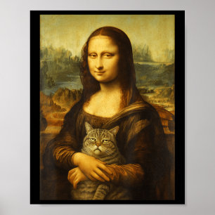 猫好きのためのモナリザ猫 ポスター