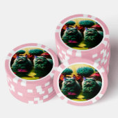 猫好きのためのラッキーポーカーチップス ポーカーチップ (積み重ね)
