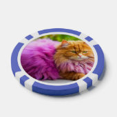 猫好きのためのラッキーポーカーチップス ポーカーチップ (シングル)