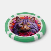猫好きのためのラッキーポーカーチップス ポーカーチップ (シングル)