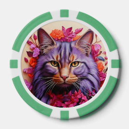 猫好きのためのラッキーポーカーチップス ポーカーチップ