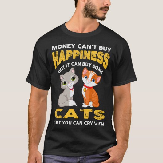 猫好きのための可愛いプレゼント Funny Cat Lover 母の日ギフトに Tシャツ (正面)