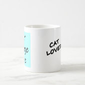 猫好きのための名入れコーヒーマグ コーヒーマグカップ (中央)