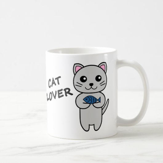 猫好きのための名入れコーヒーマグ コーヒーマグカップ (右)