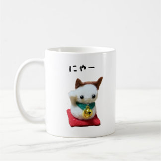 猫好きのための招き猫デザイン コーヒーマグカップ