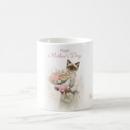 猫好きのための母の日 コーヒーマグカップ
