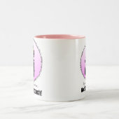 猫好きのための猫の毛の…ギフト ツートーンマグカップ (中央)