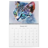 猫好きのための猫アートカレンダー カレンダー (1月 2027)