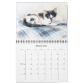 猫好きのための猫アートカレンダー カレンダー (3月 2027)