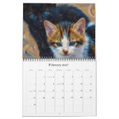 猫好きのための猫アートカレンダー カレンダー (2月 2027)