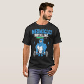 猫好きのための筋トレ 肉球 ダンベル Tシャツ (正面フル)
