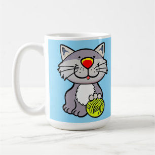 猫好きのための面白いキャラクターギフト コーヒーマグカップ