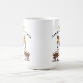 猫好きのための面白いコーヒー名言マグカップ コーヒーマグカップ (中央)