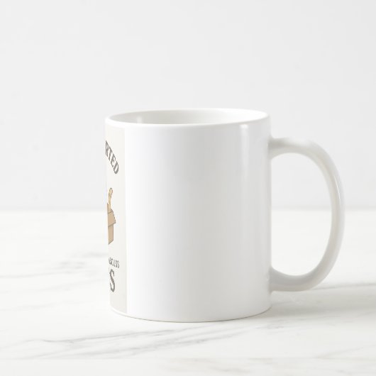 猫好きのための面白いデザイン コーヒーマグカップ (右)