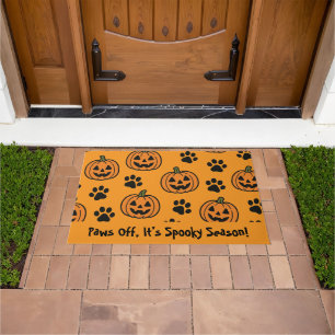 猫好きのための面白いハロウィンマット ドアマット
