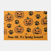 猫好きのための面白いハロウィンマット ドアマット (正面)