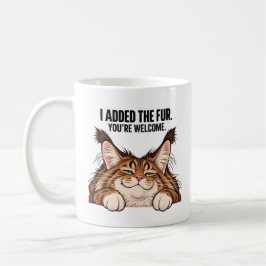 猫好きのための面白いメインクーンコーヒーマグ コーヒーマグカップ