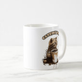 猫好きのための面白い猫のコーヒーマグ コーヒーマグカップ (正面右)