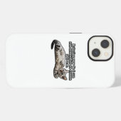猫好きのための面白い猫のミーム iPhoneケース (裏面横)