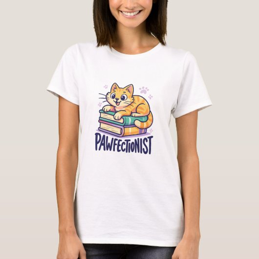 猫好きのためのTシャツ - ペットのユーモアファッション Tシャツ (正面)